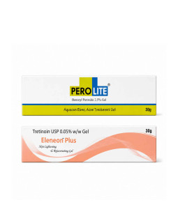 Комплекс від акне Perolite 2.5% Gel + Eleneon Plus 0.05% — збалансований догляд