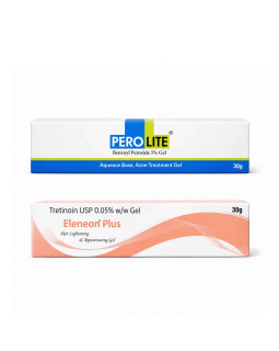 Комплекс від акне Perolite 5% Gel + Eleneon Plus 0.05% — активний догляд