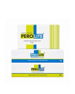 Комплекс Perolite Soap + Perolite 5% Gel + Perolite 2.5% Gel — очищення та BPO-догляд