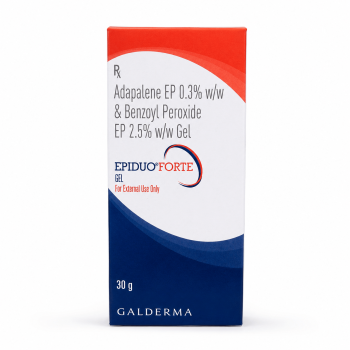 Epiduo Forte Gel гель від акне з адапаленом 0.3% і бензоїл пероксидом 2.5%, 30 г Еффезел