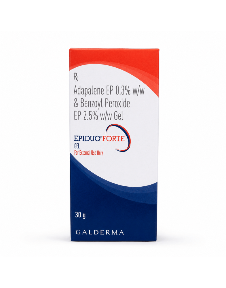 Epiduo Forte Gel гель від акне з адапаленом 0.3% і бензоїл пероксидом 2.5%, 30 г Еффезел