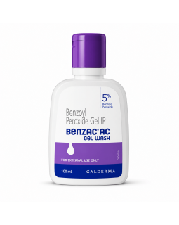 Benzac AC Gel Wash 5% гель для вмивання з бензоїл пероксидом від акне, 100 мл