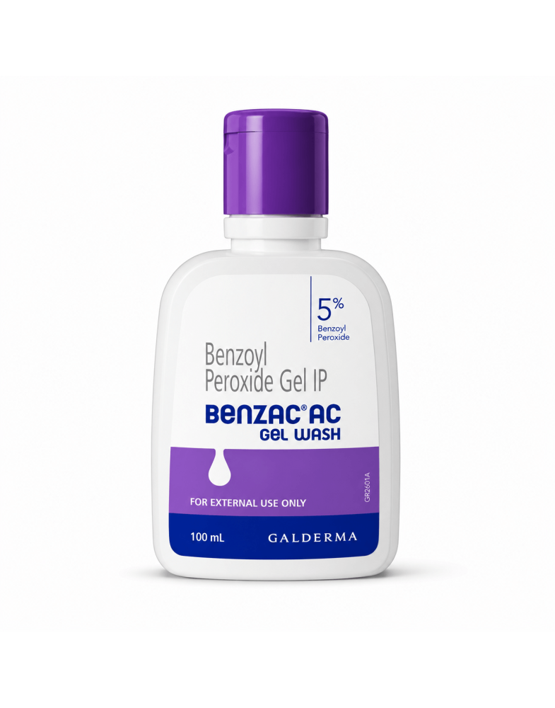 Benzac AC Gel Wash 5% гель для вмивання з бензоїл пероксидом від акне, 100 мл